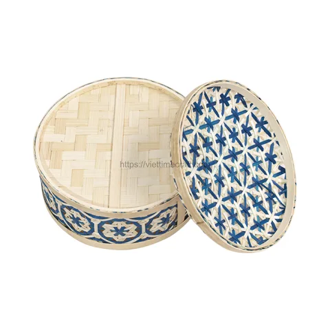 Woven Bamboo Box Container