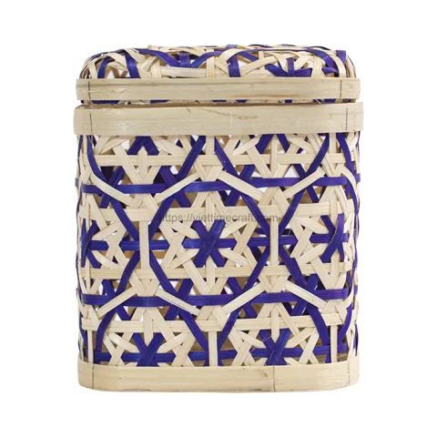 Woven Bamboo Box Container