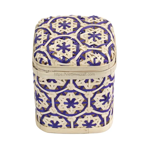 Woven Bamboo Box Container