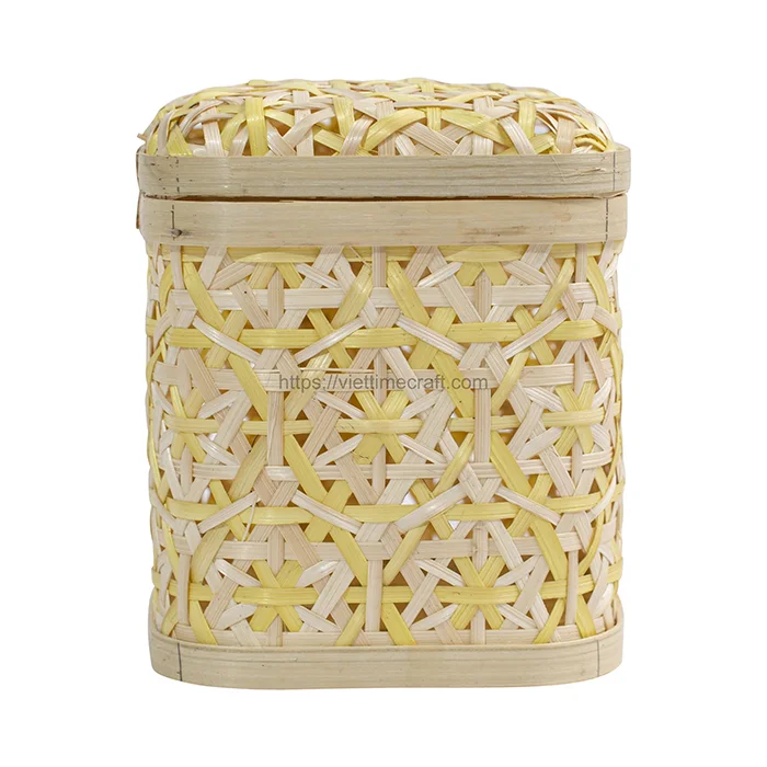 Woven Bamboo Box Container