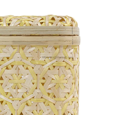 Woven Bamboo Box Container