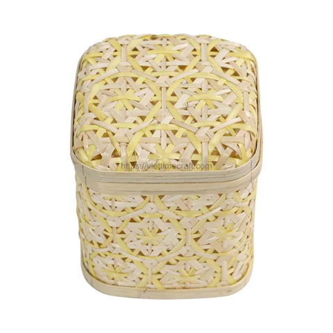 Woven Bamboo Box Container