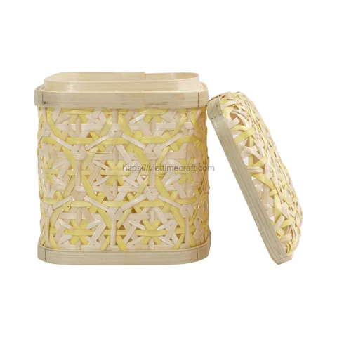 Woven Bamboo Box Container