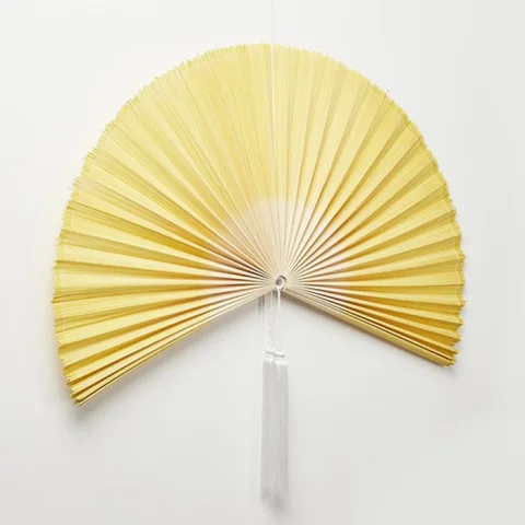 Bamboo Wall Fan Hanging