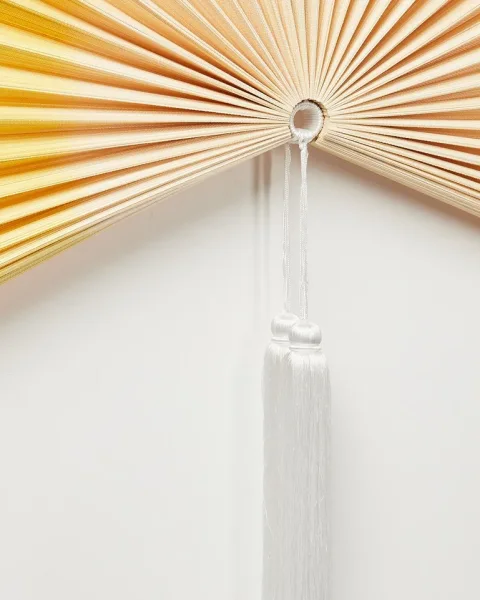 Bamboo Wall Fan Hanging