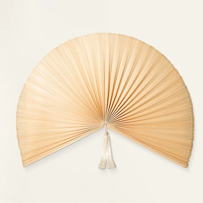 Bamboo Wall Fan Hanging