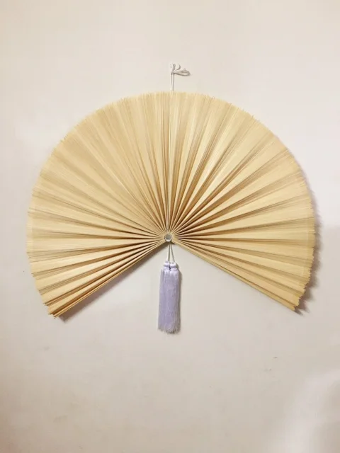Bamboo Wall Fan Hanging