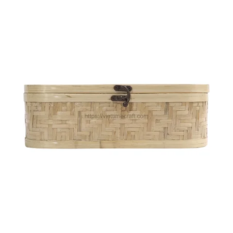 Woven Bamboo Box Container