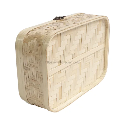 Woven Bamboo Box Container