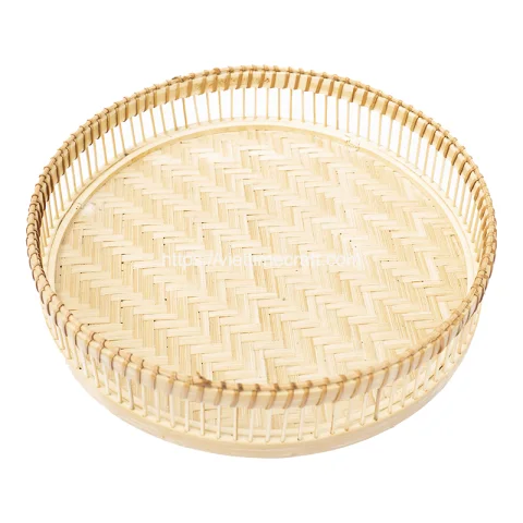 Bamboo Serving Tray For Table Decoration