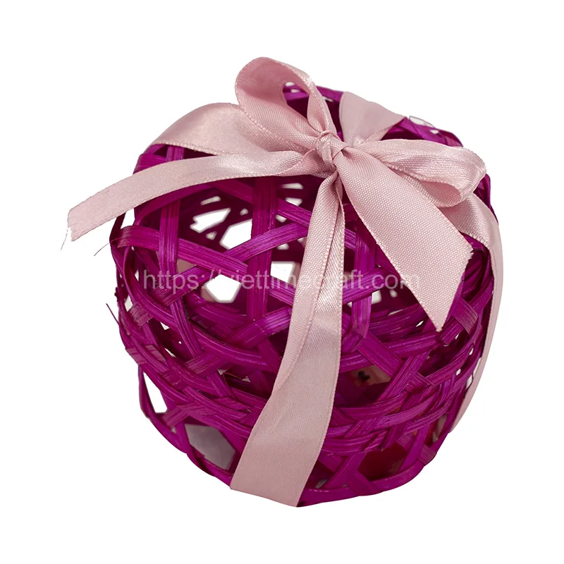 Wedding Pink Bamboo Gift Box Wholesale – TD00379
