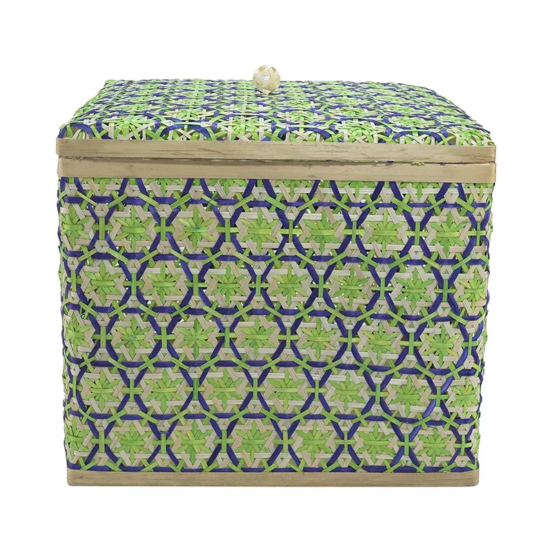 Bamboo Storage Basket with Lid