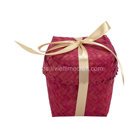 Red Bamboo Gift Box Wholesale