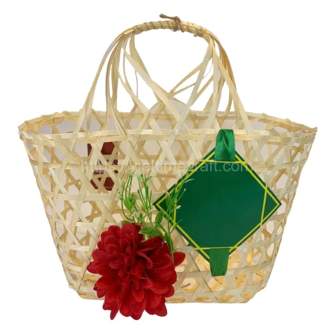 New Year Bamboo Basket