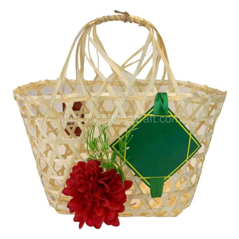 New Year Bamboo Basket