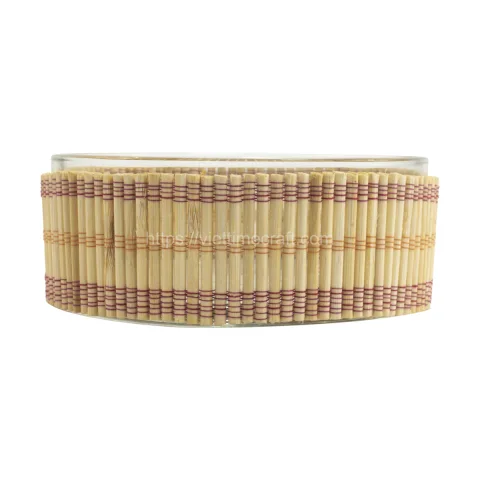 Natural Weaving Bamboo Glass Holder Wholesale