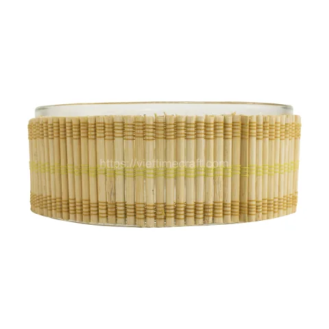 Rattan Export Thiết kế mới tre kính giá đỡ bán sỉ - REX-TD00401