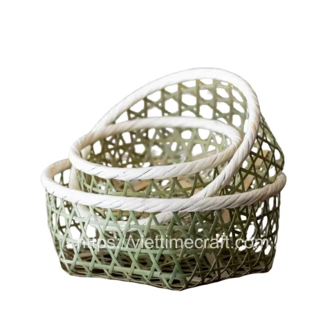 Set of 3 Bamboo Basket Wholesale