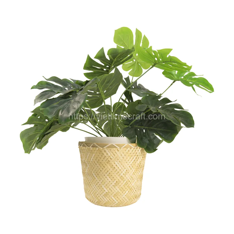 Simple Design Bamboo Planter Basket Vietnam Wholesale
