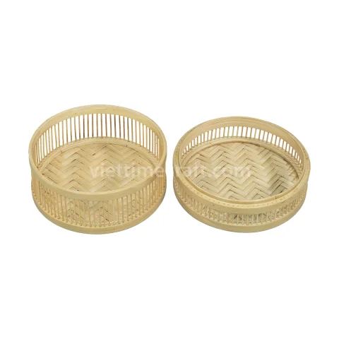 Natural Handwoven Bamboo Food Storage Box Cover Net Super Cheap