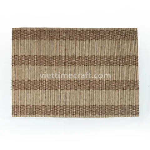 Customizable Bamboo Table Placemats Handwoven Eco-Friendly Dining Mats