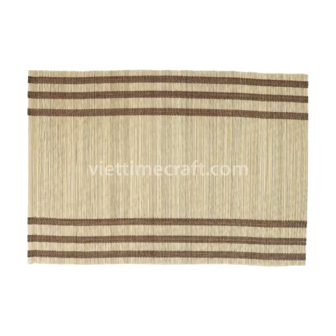 Customizable Bamboo Table Placemats Handwoven Eco-Friendly Dining Mats