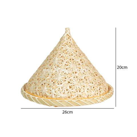 Natural Handwoven Bamboo Food Cover Net Super Cheap