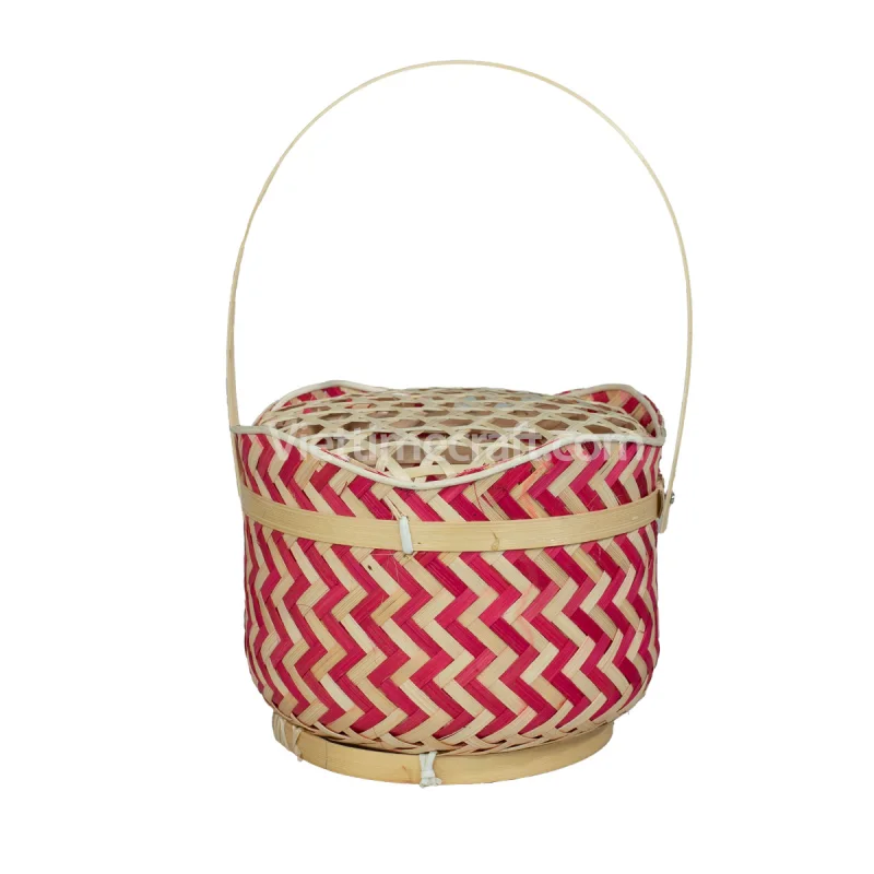Weaving Bamboo Ramadan Gift Basket, Food Basket